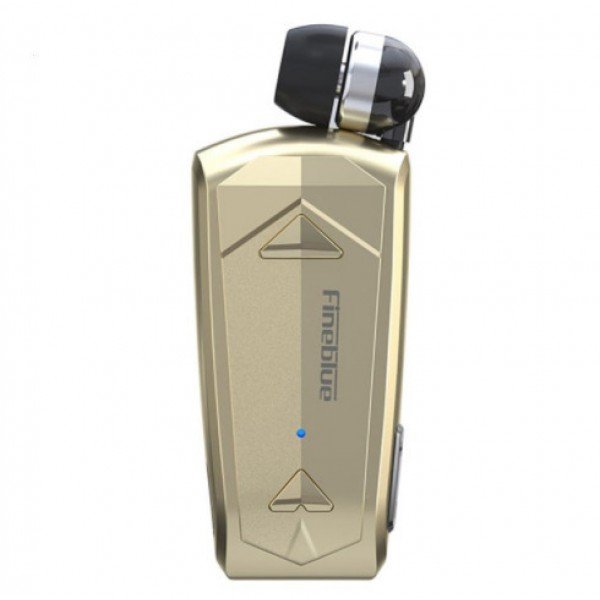 Fineblue F520 In-ear Bluetooth Handsfree Ακουστικό Πέτου Χρυσό